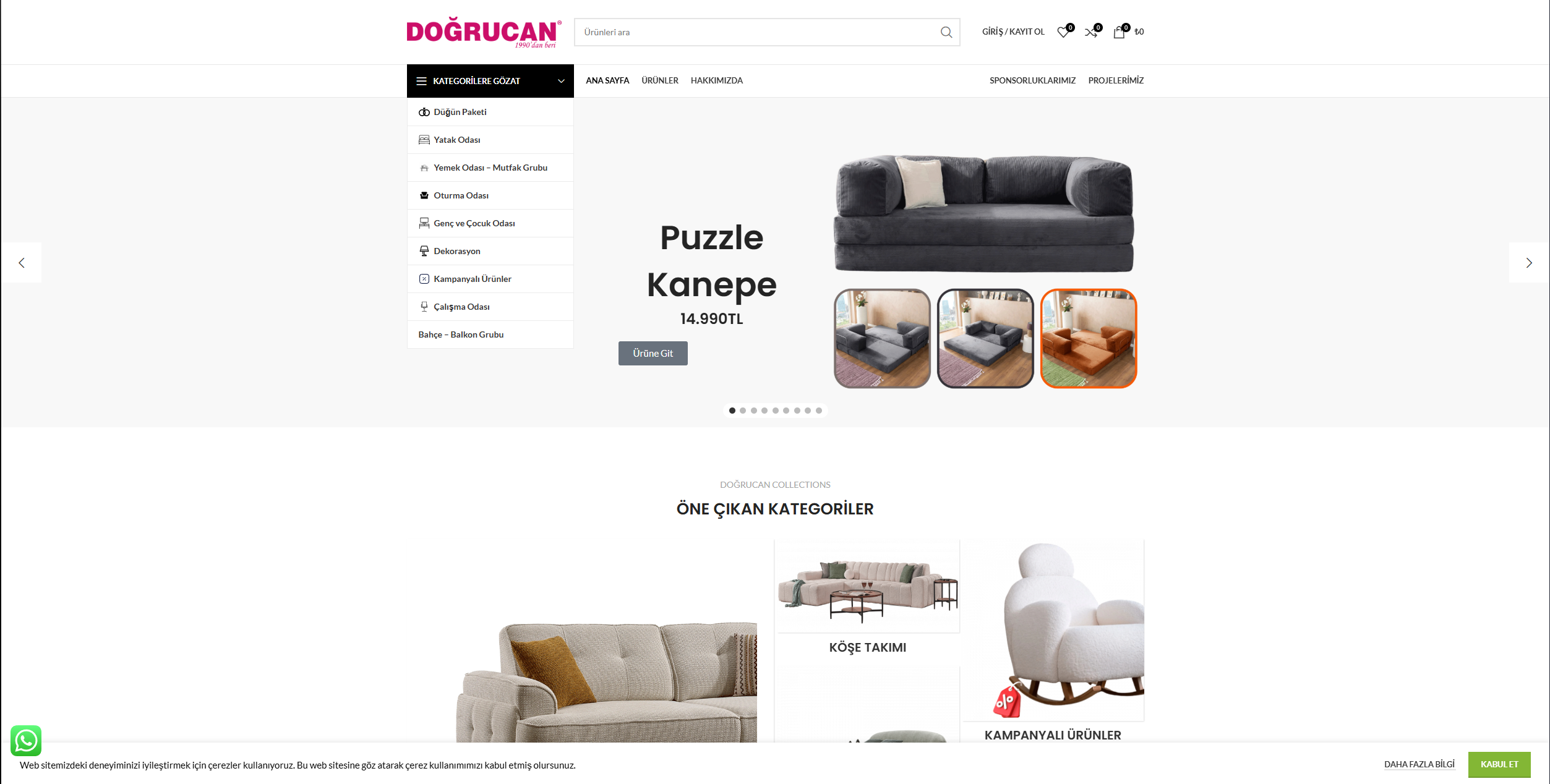 Mobilya E-Ticaret